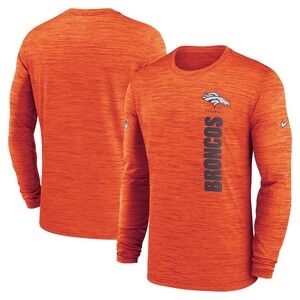 Nike Kids Denver Broncos Orange Long Sleeve Shirt Apparel Size‎ M(8/10) NWT